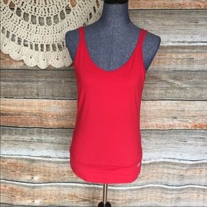 Re-Posh Alo Yoga Cool Fit Red Bra Tank Top